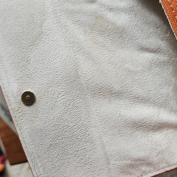 Tory Burch brown glasses holder with dust bag for glasses - Picture 9 of 12